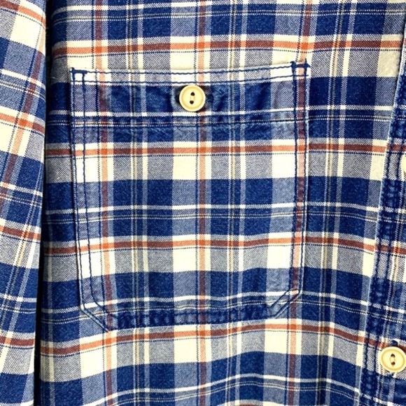 Fat Face Plaid Flannels  button down Large - Picture 3 of 6
